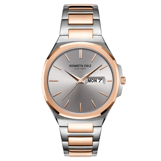 Reloj Análogo Octagonal Ejecutivo Rose gold de Hombre