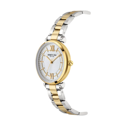 Reloj Análogo Juvenil Dorado de Mujer