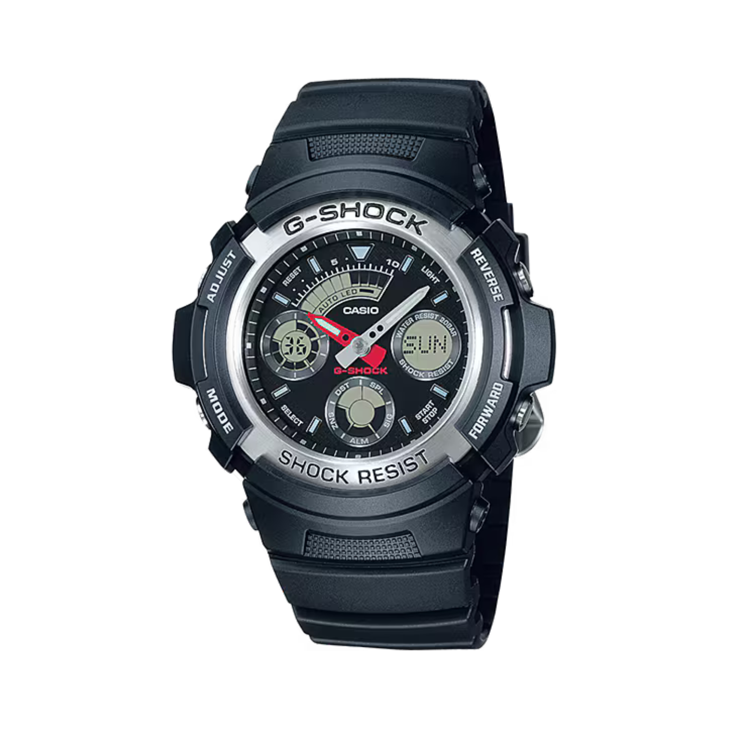 Reloj Análogo Digital Casual Negro de Hombre Serie 590