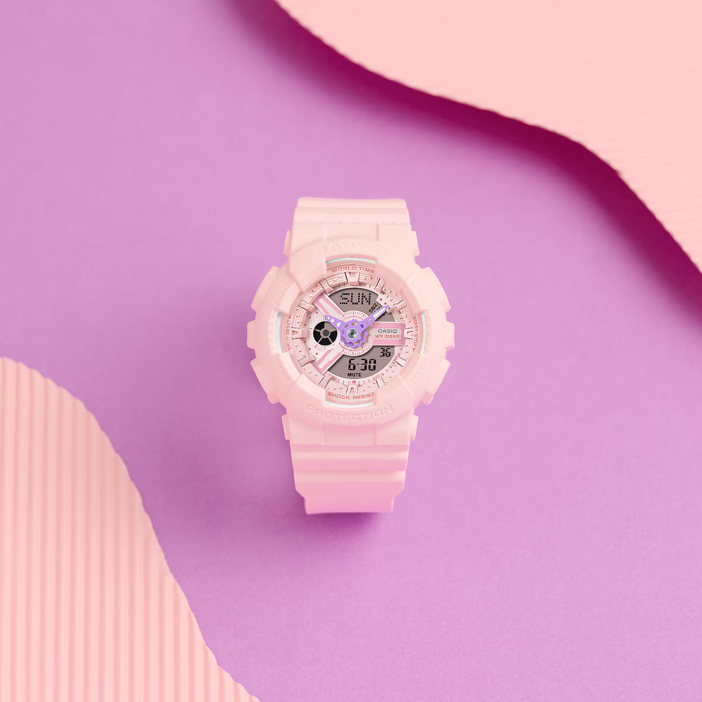 Reloj Juvenil Análogo Digital Rosado de Mujer
