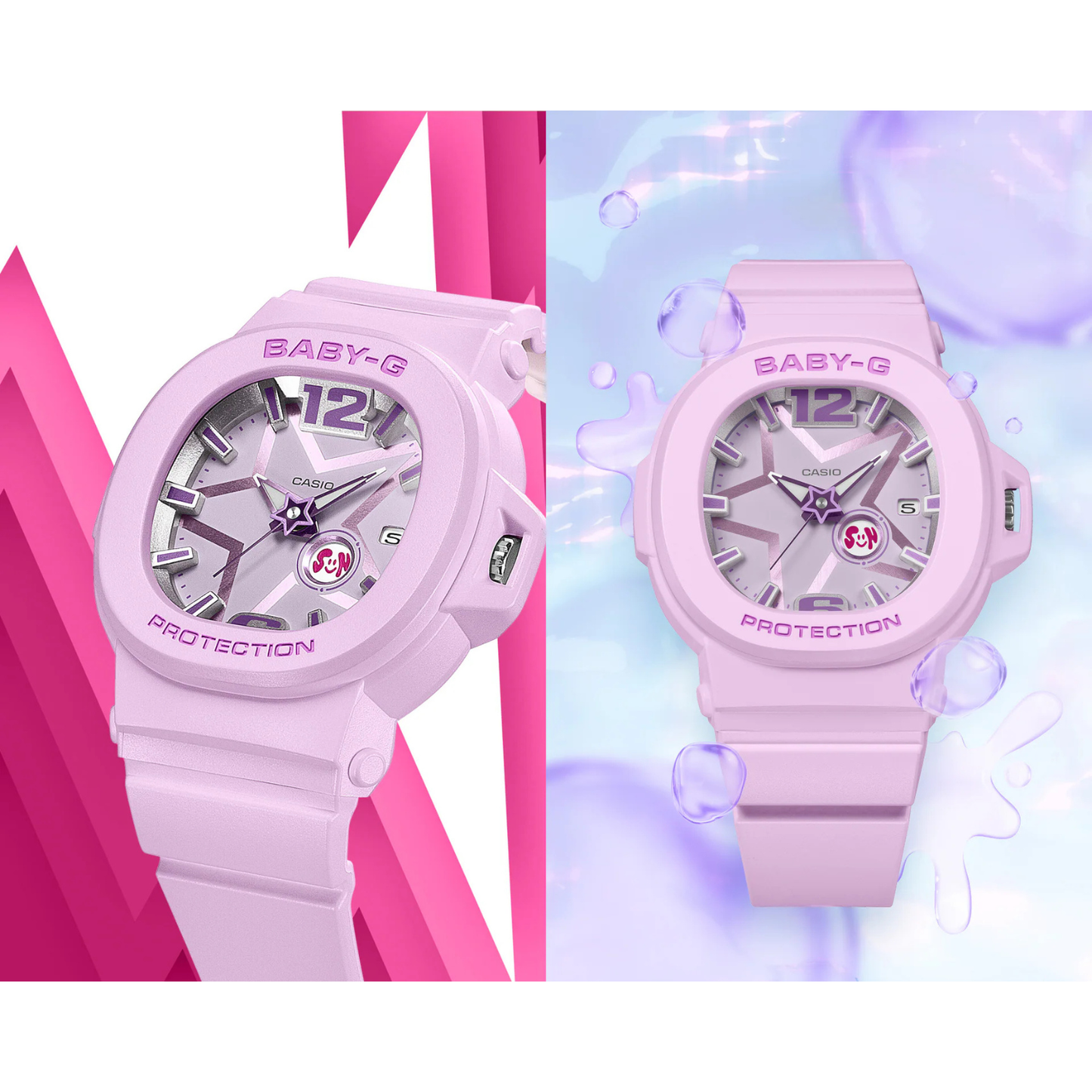 Reloj Análogo Juvenil Rosado de Mujer