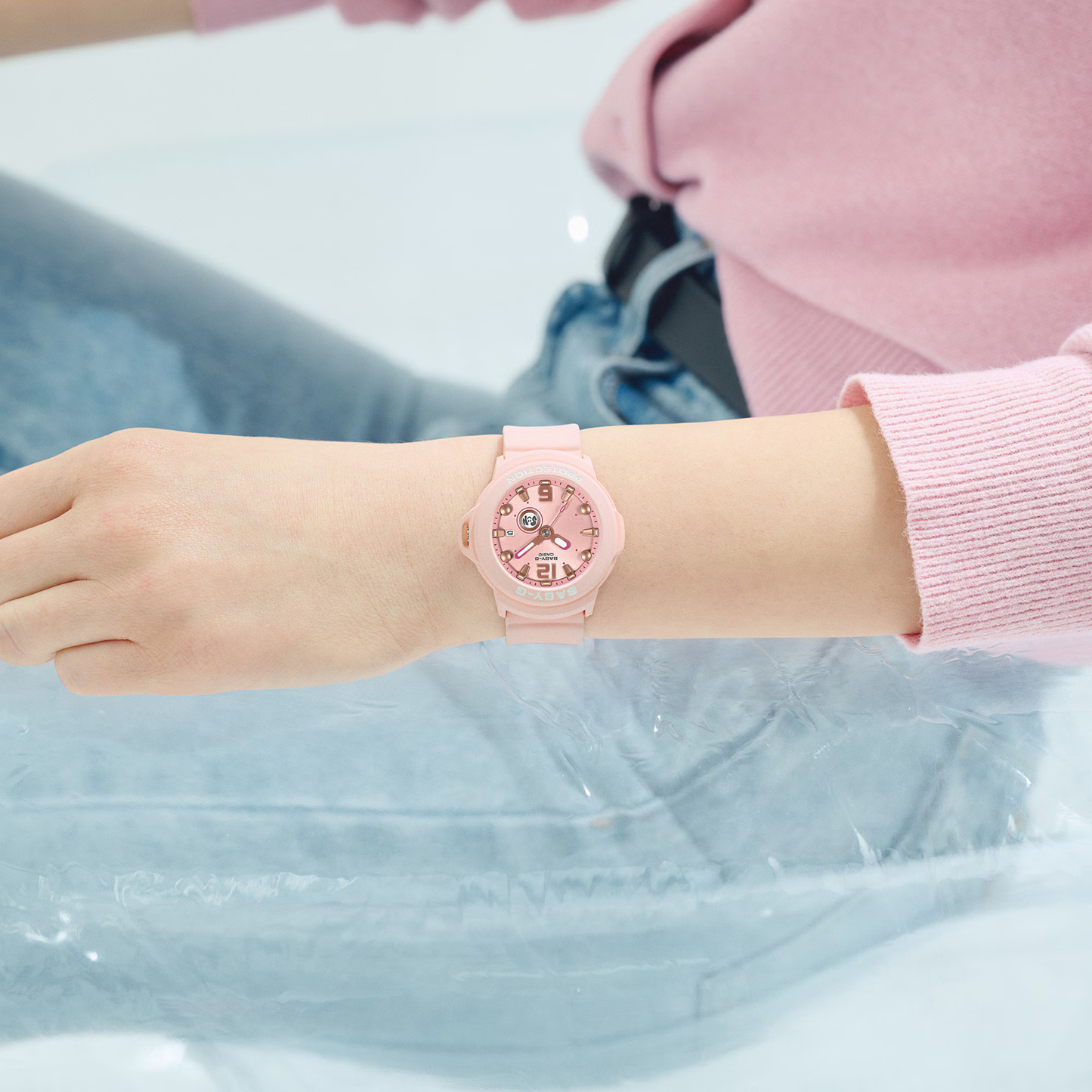 Reloj Análogo Juvenil Rosado de Mujer