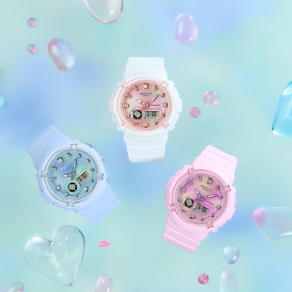 Reloj Análogo Digital Casual Blanco de Mujer