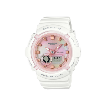 Reloj Análogo Digital Casual Blanco de Mujer