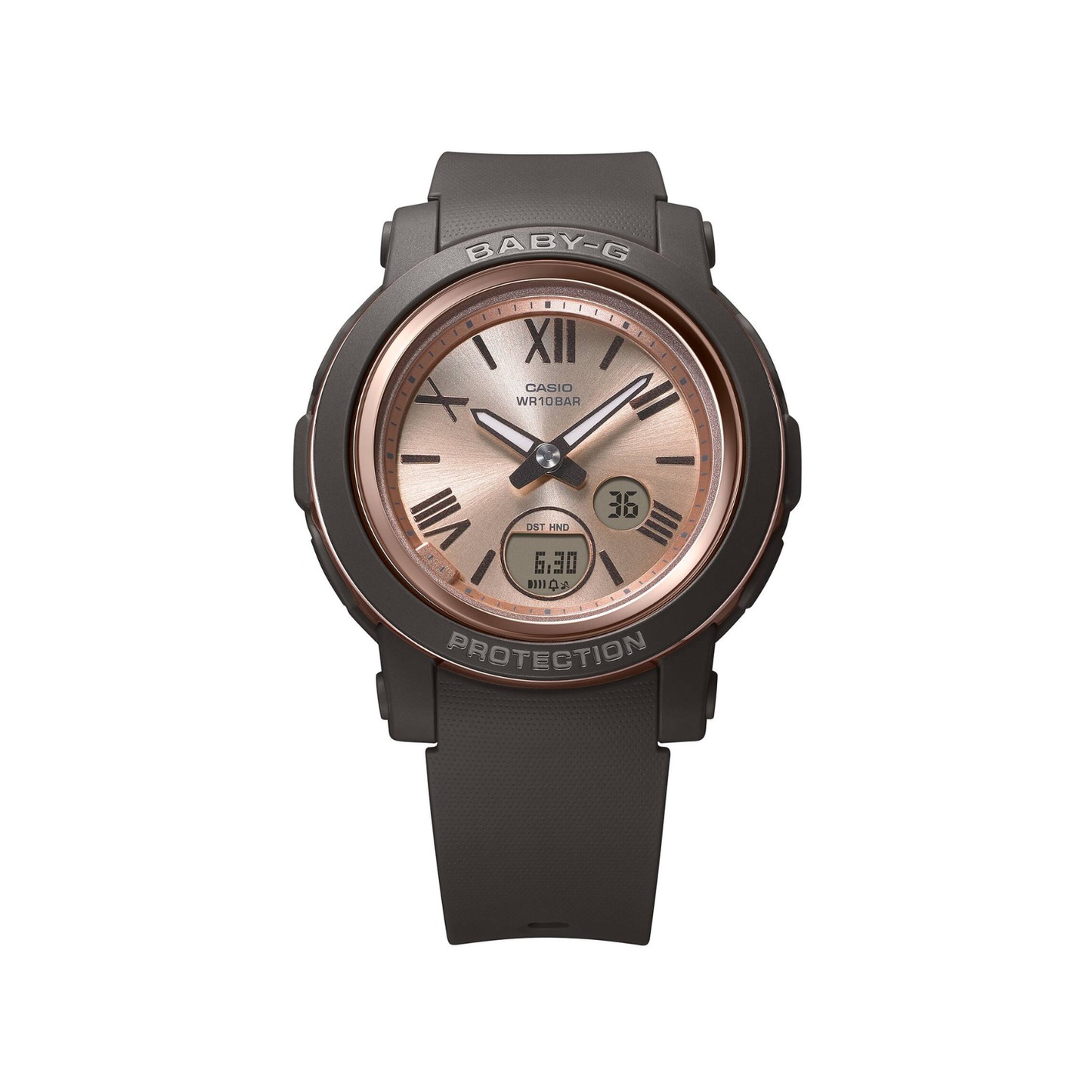 Reloj Análogo Digital Casual Chocolate de Mujer