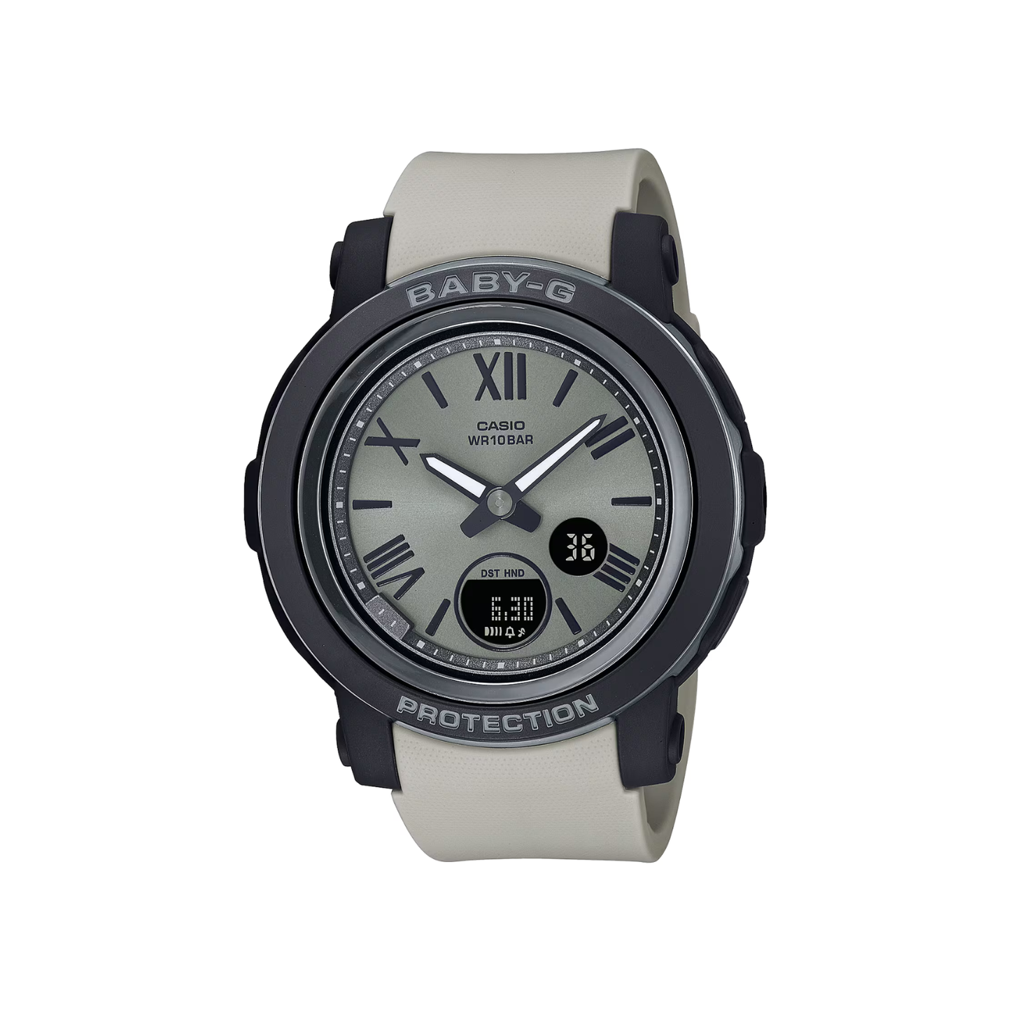 Reloj Análogo Digital Casual Negro de Mujer