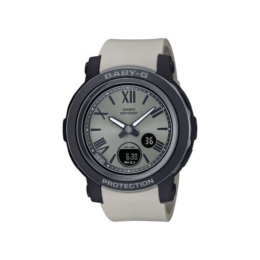 Reloj Análogo Digital Casual Negro de Mujer