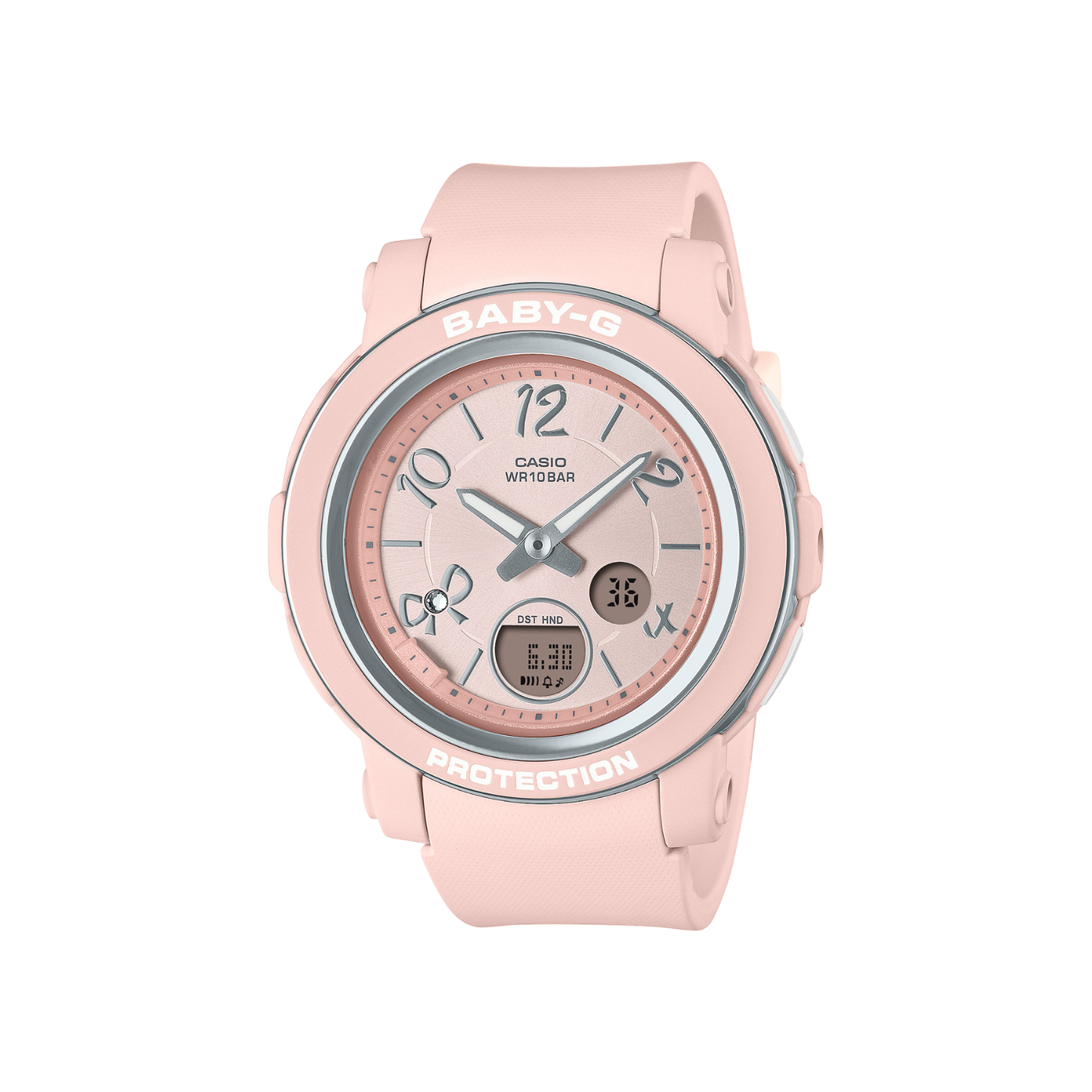Reloj Análogo Digital Casual Rosado de Mujer