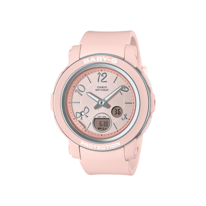 Reloj Análogo Digital Casual Rosado de Mujer