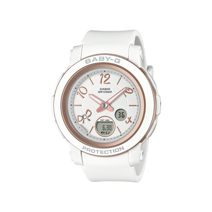 Reloj Análogo Digital Casual Blanco de Mujer