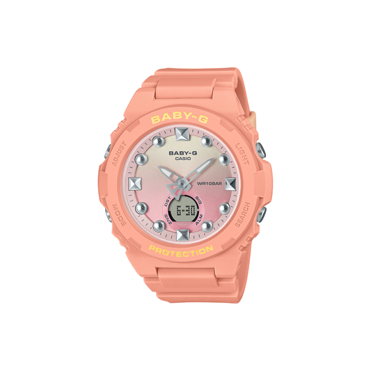Reloj Análogo Digital Juvenil Playful Color Naranja de Mujer
