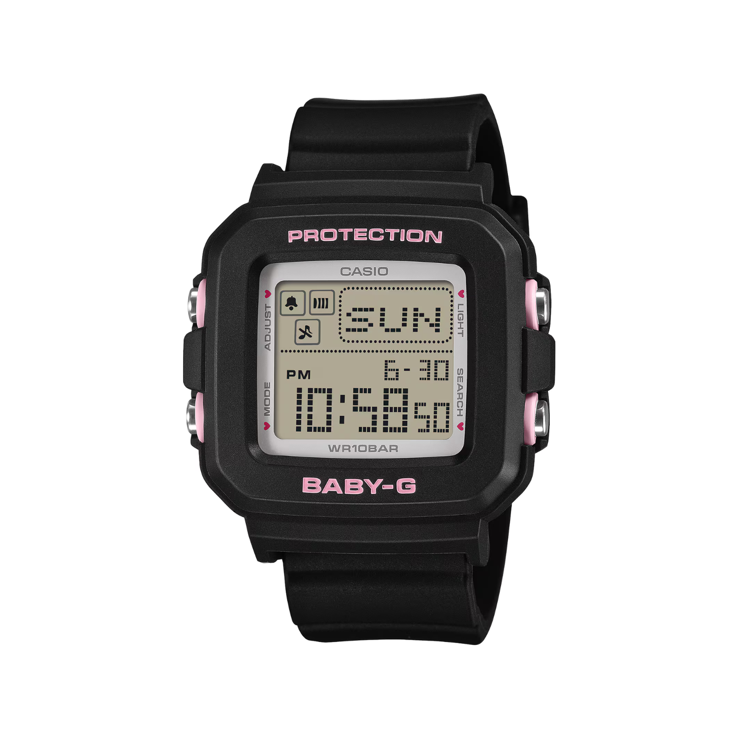 Reloj Digital Juvenil Negro de Mujer