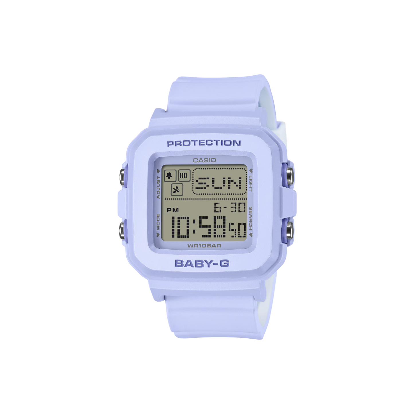 Reloj Digital Juvenil Morado de Mujer