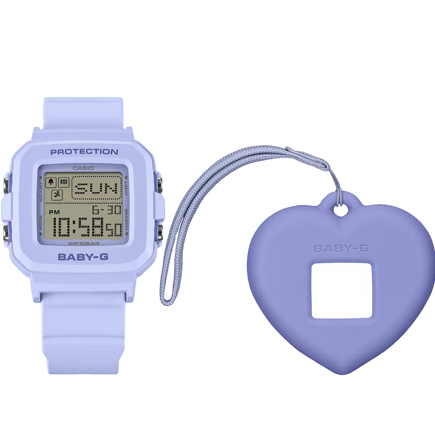 Reloj Digital Juvenil Morado de Mujer