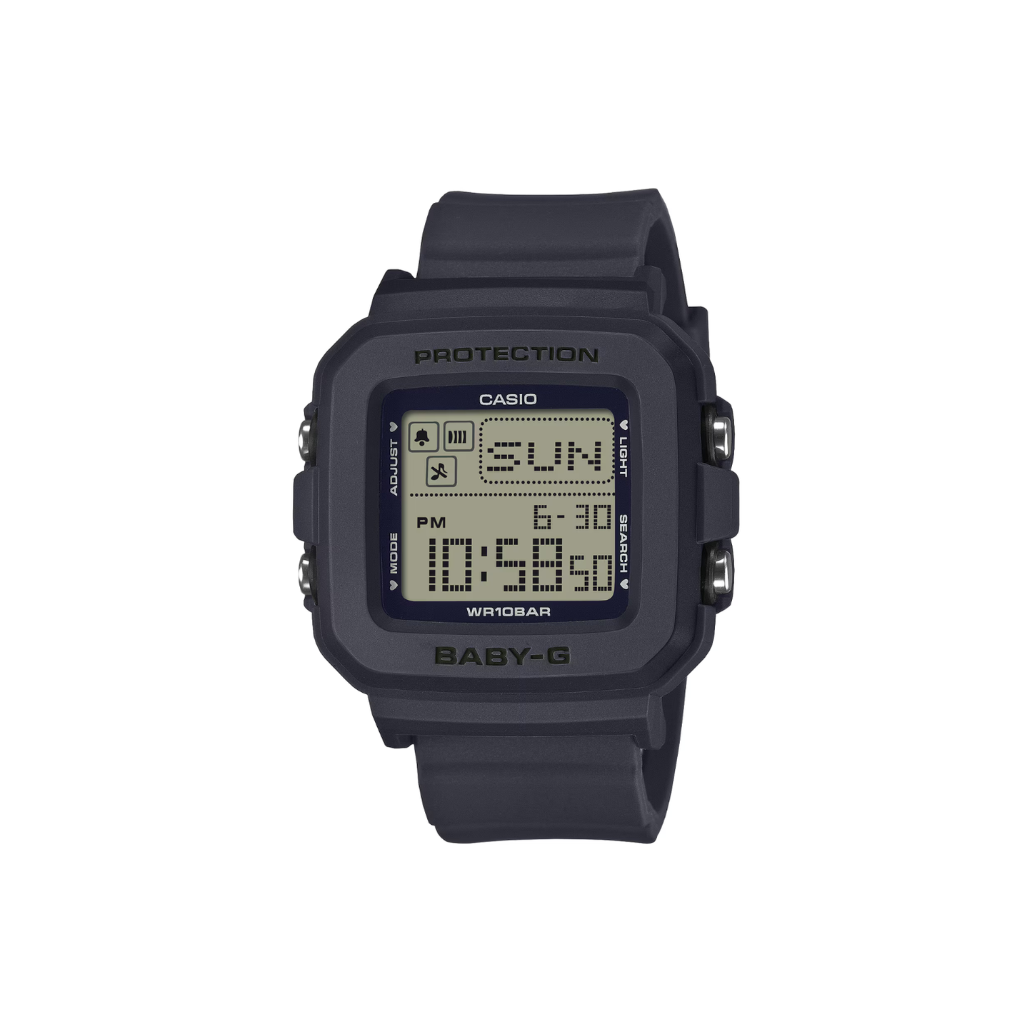 Reloj Digital Juvenil Negro de Mujer