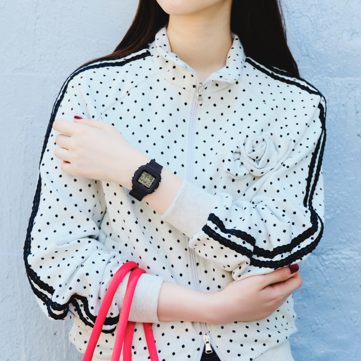 Reloj Digital Juvenil Negro de Mujer