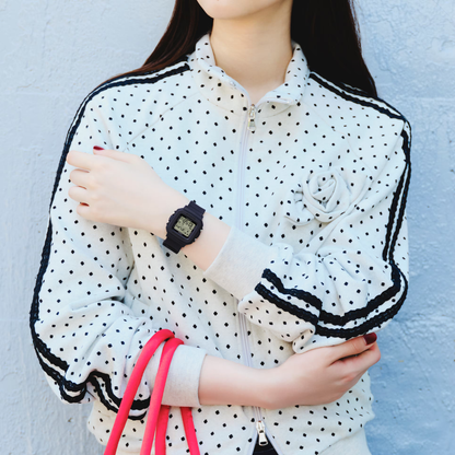 Reloj Digital Juvenil Negro de Mujer