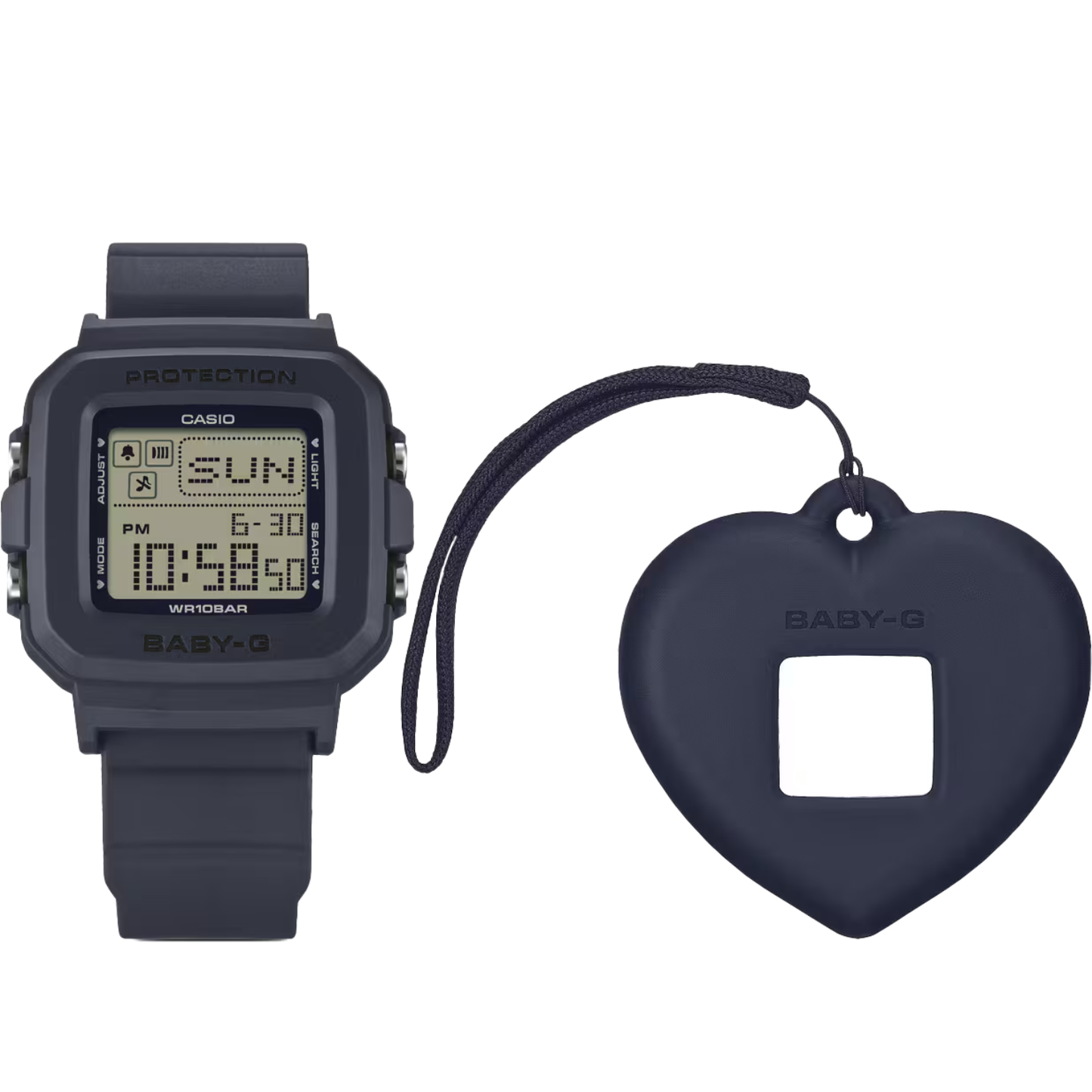 Reloj Digital Juvenil Negro de Mujer