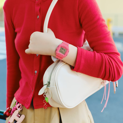 Reloj Digital Juvenil Rosado de Mujer