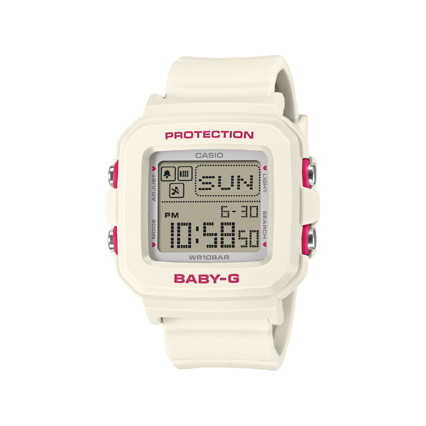 Reloj Digital Juvenil Blanco de Mujer