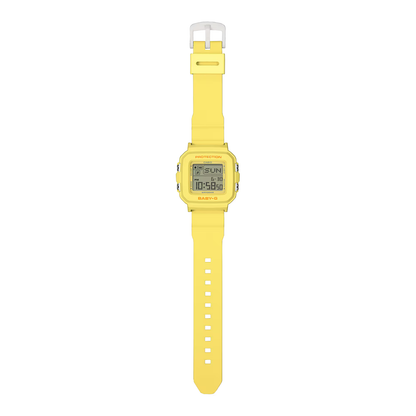 Reloj Digital Juvenil Amarillo de Mujer