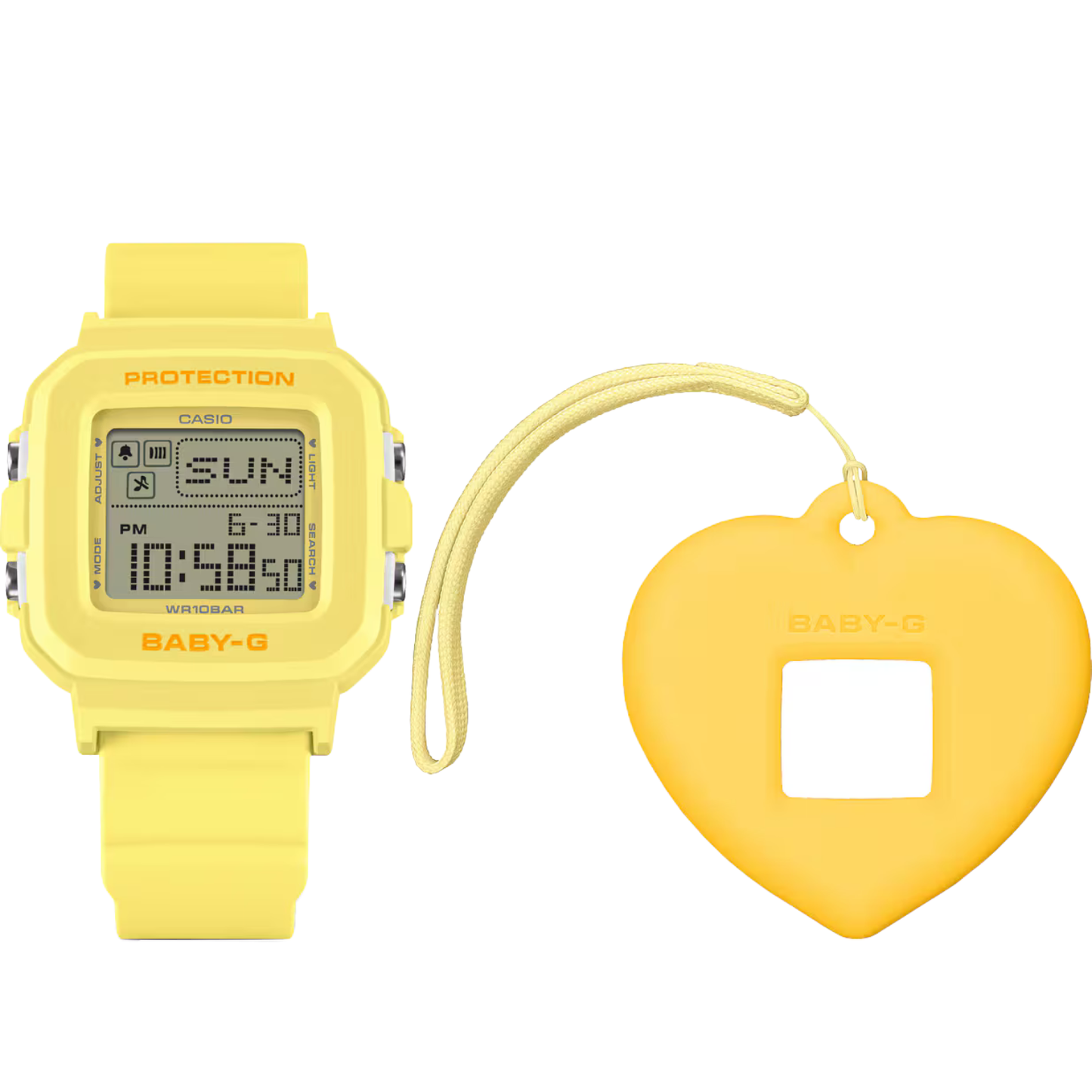 Reloj Digital Juvenil Amarillo de Mujer