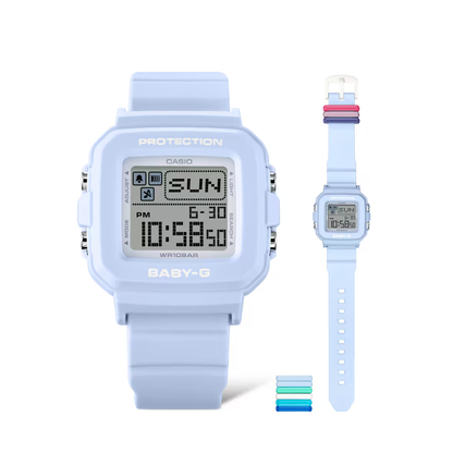 Reloj Digital Juvenil Celeste de Mujer