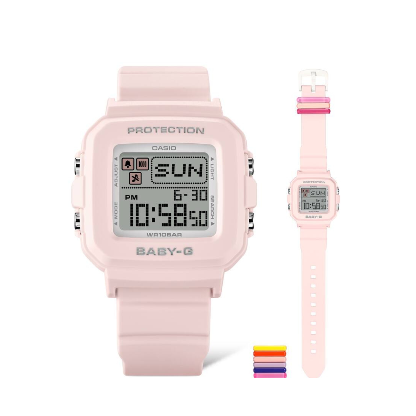 Reloj Digital Juvenil Rosado de Mujer