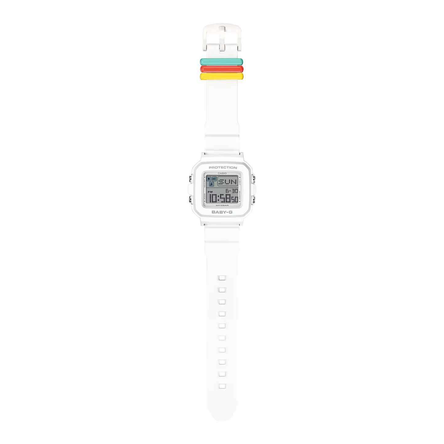 Reloj Digital Juvenil Blanco de Mujer