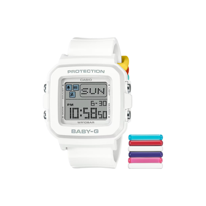 Reloj Digital Juvenil Blanco de Mujer