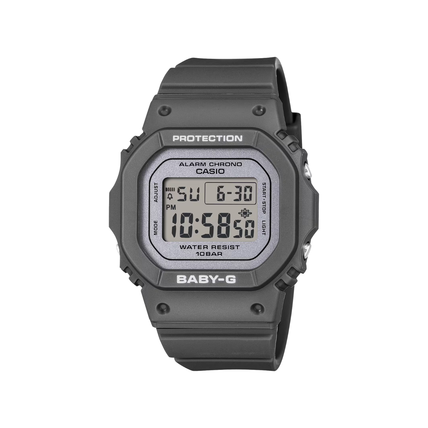 Reloj Digital Casual Negro de Mujer