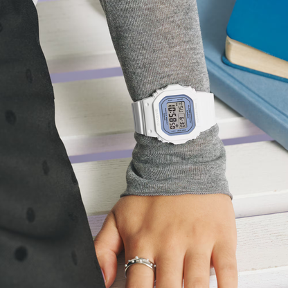 Reloj Digital Casual Blanco de Mujer