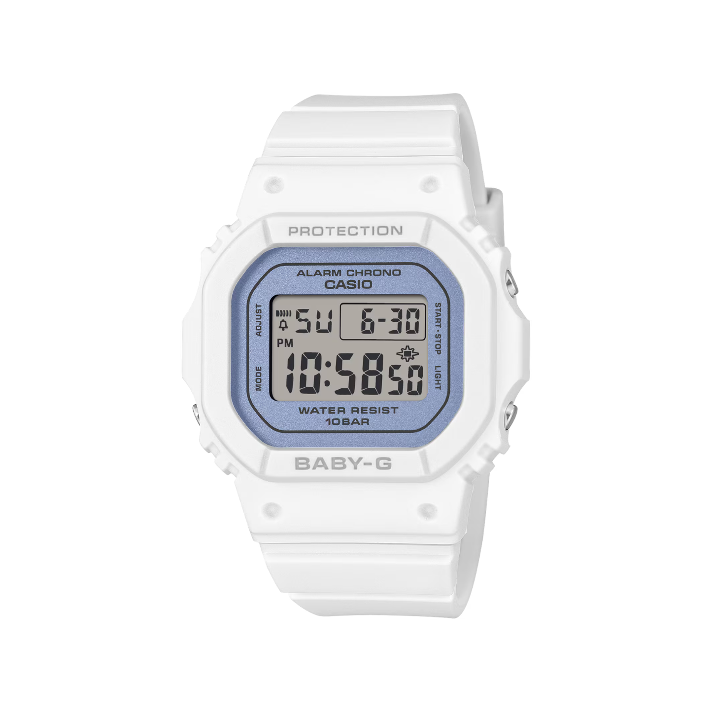 Reloj Digital Casual Blanco de Mujer