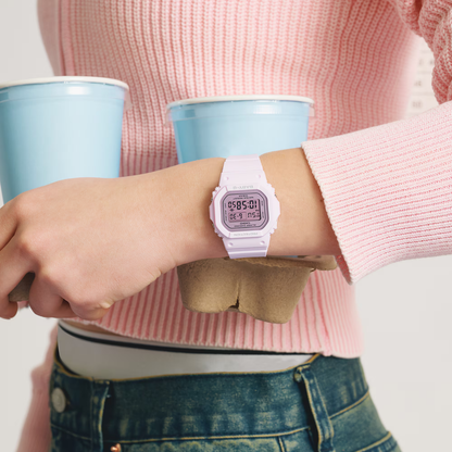 Reloj Digital Casual Rosado de Mujer
