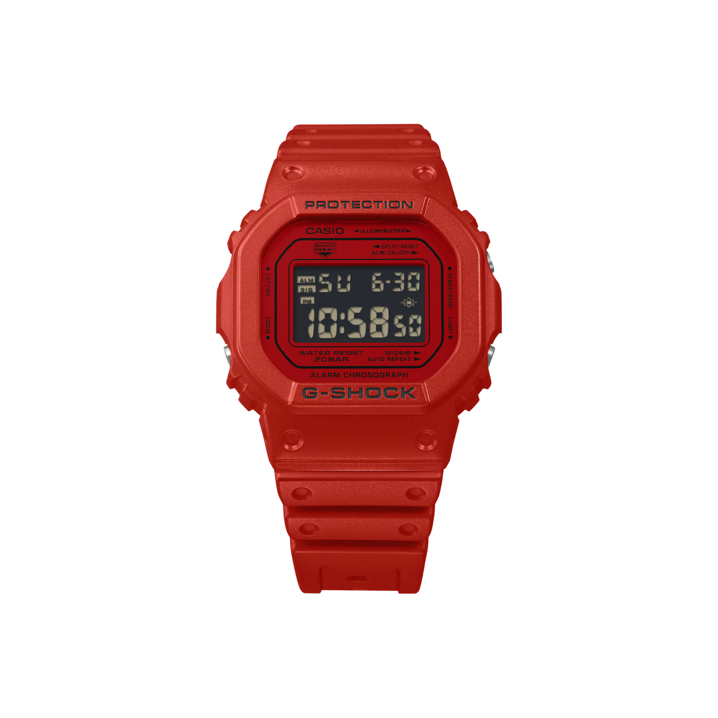 Reloj Digital Casual Rojo Streetwaer de Hombre