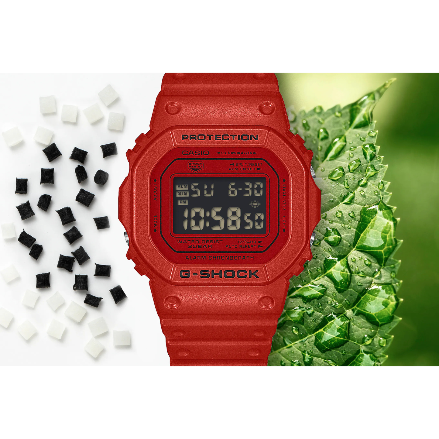 Reloj Digital Casual Rojo Streetwaer de Hombre