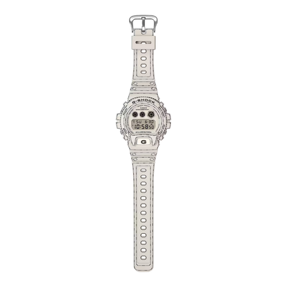Reloj Digital Casual Crema de Hombre