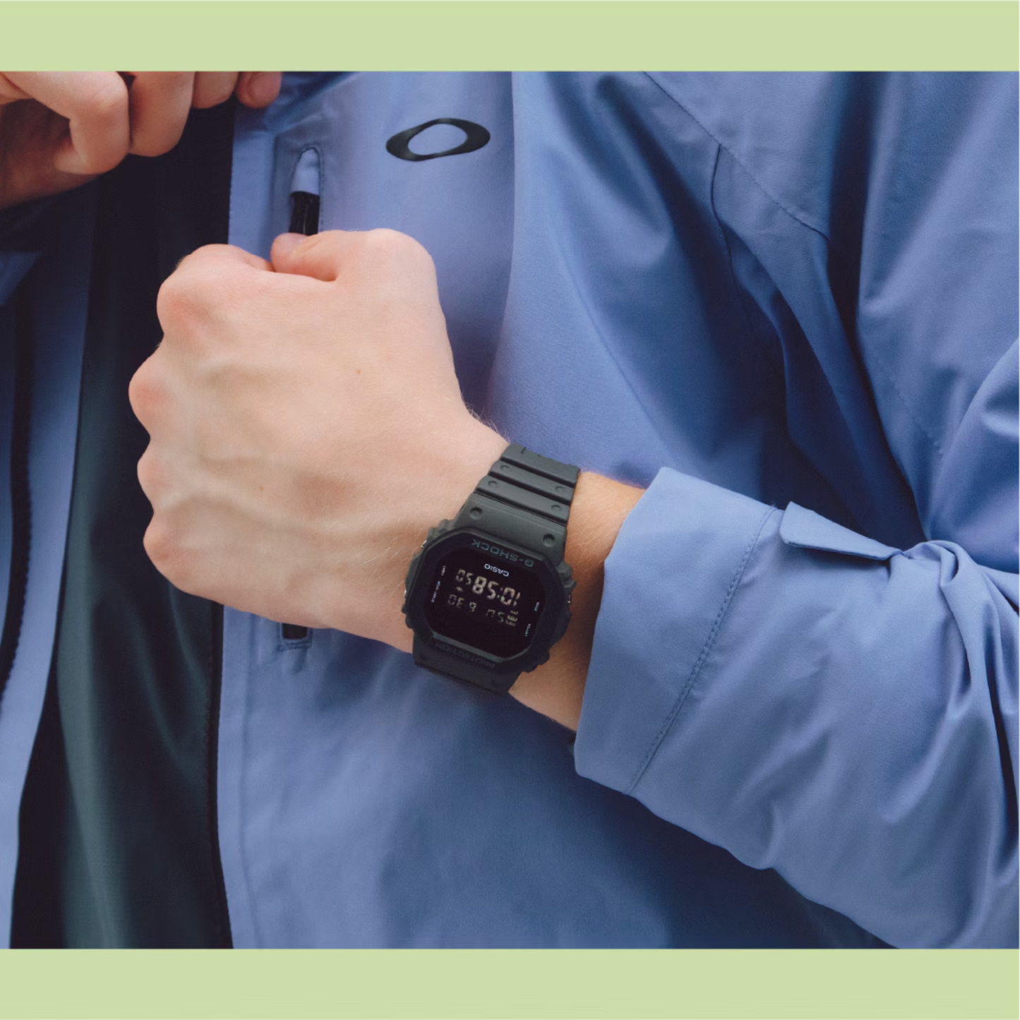 Reloj Digital Casual Negro de Hombre