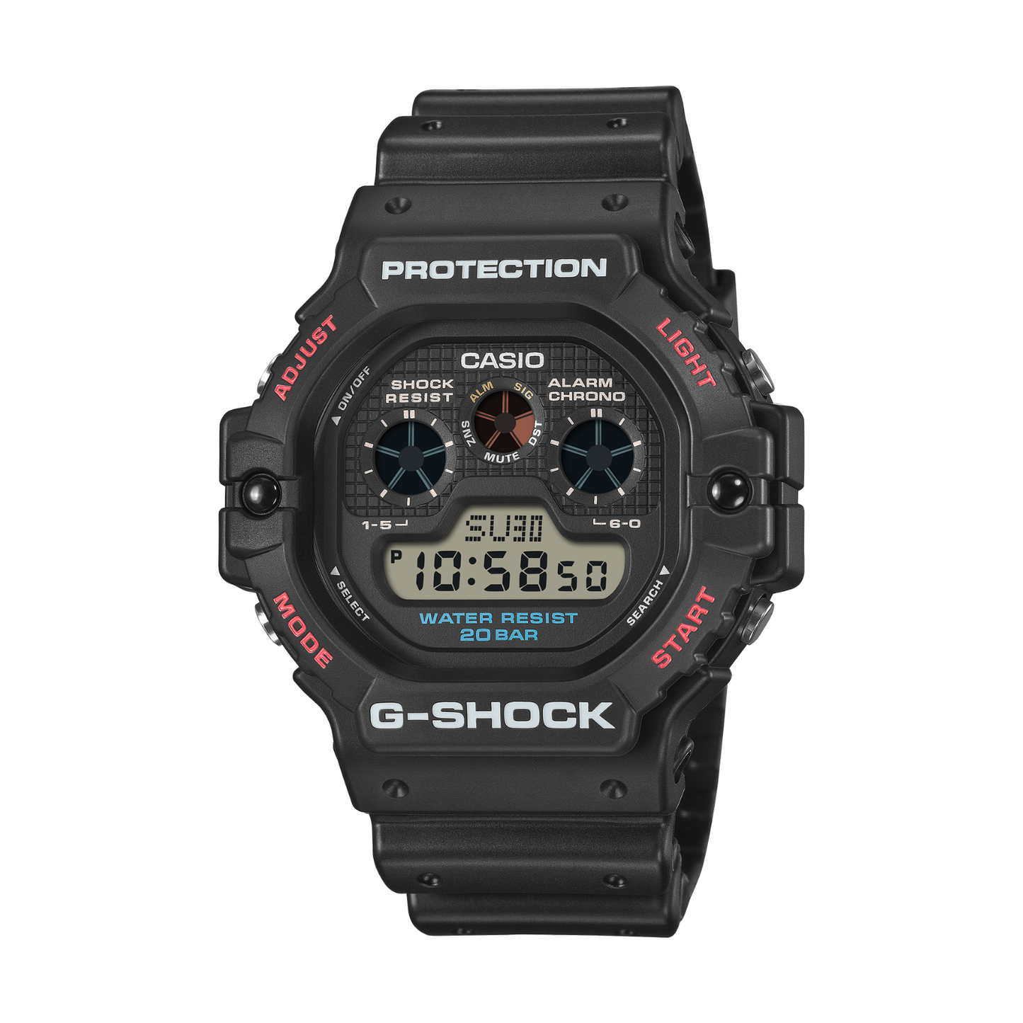 Reloj Digital Deportivo Negro de Hombre