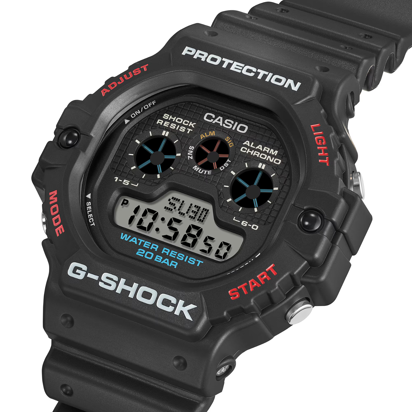 Reloj Digital Deportivo Negro de Hombre