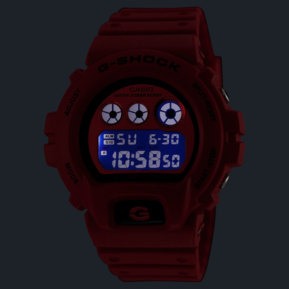 Reloj Digital Deportivo Rojo de Hombre