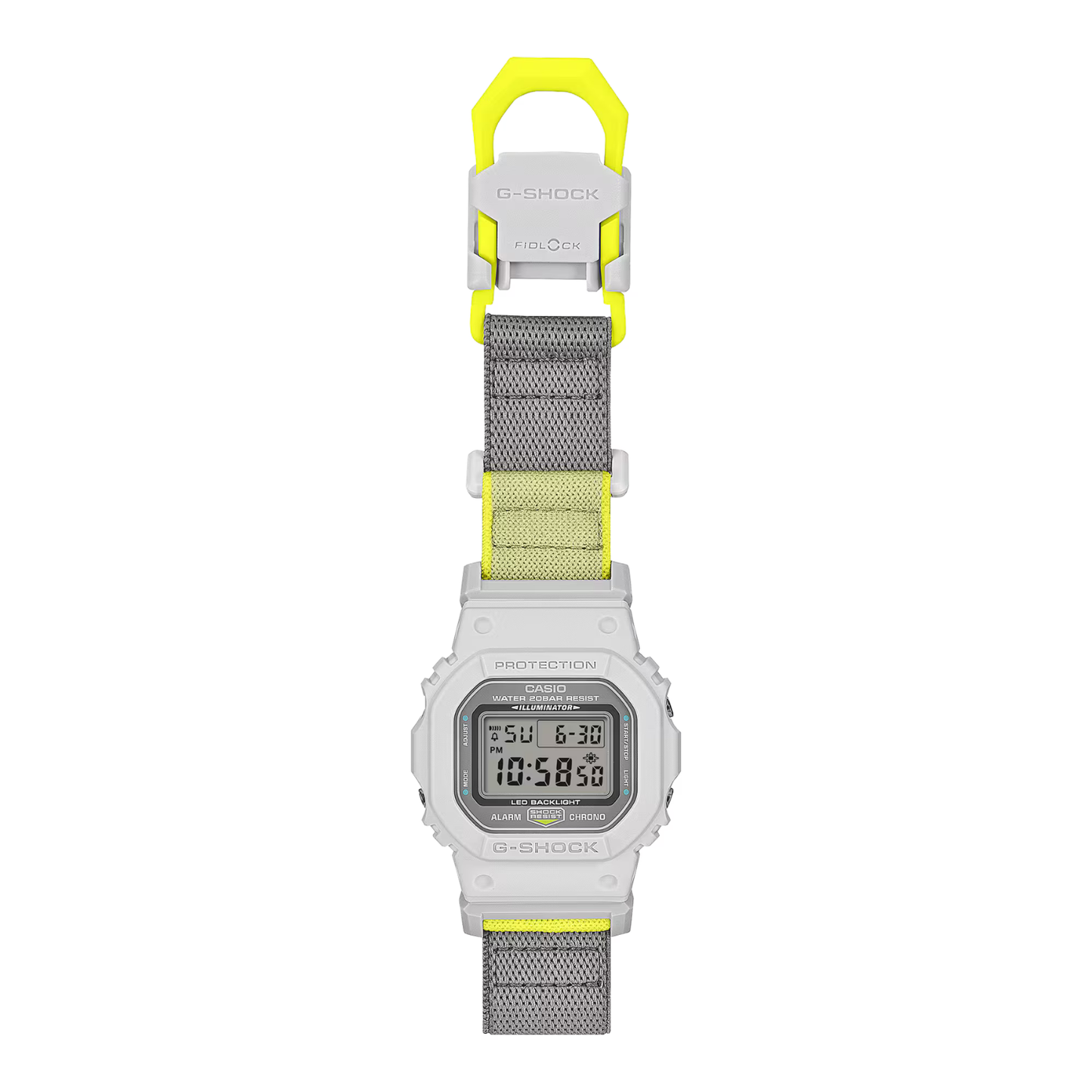 Reloj Digital Deportivo Blanco de Hombre