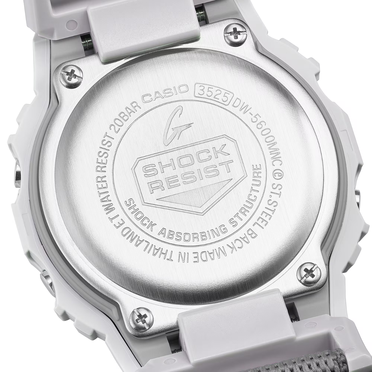 Reloj Digital Deportivo Blanco de Hombre