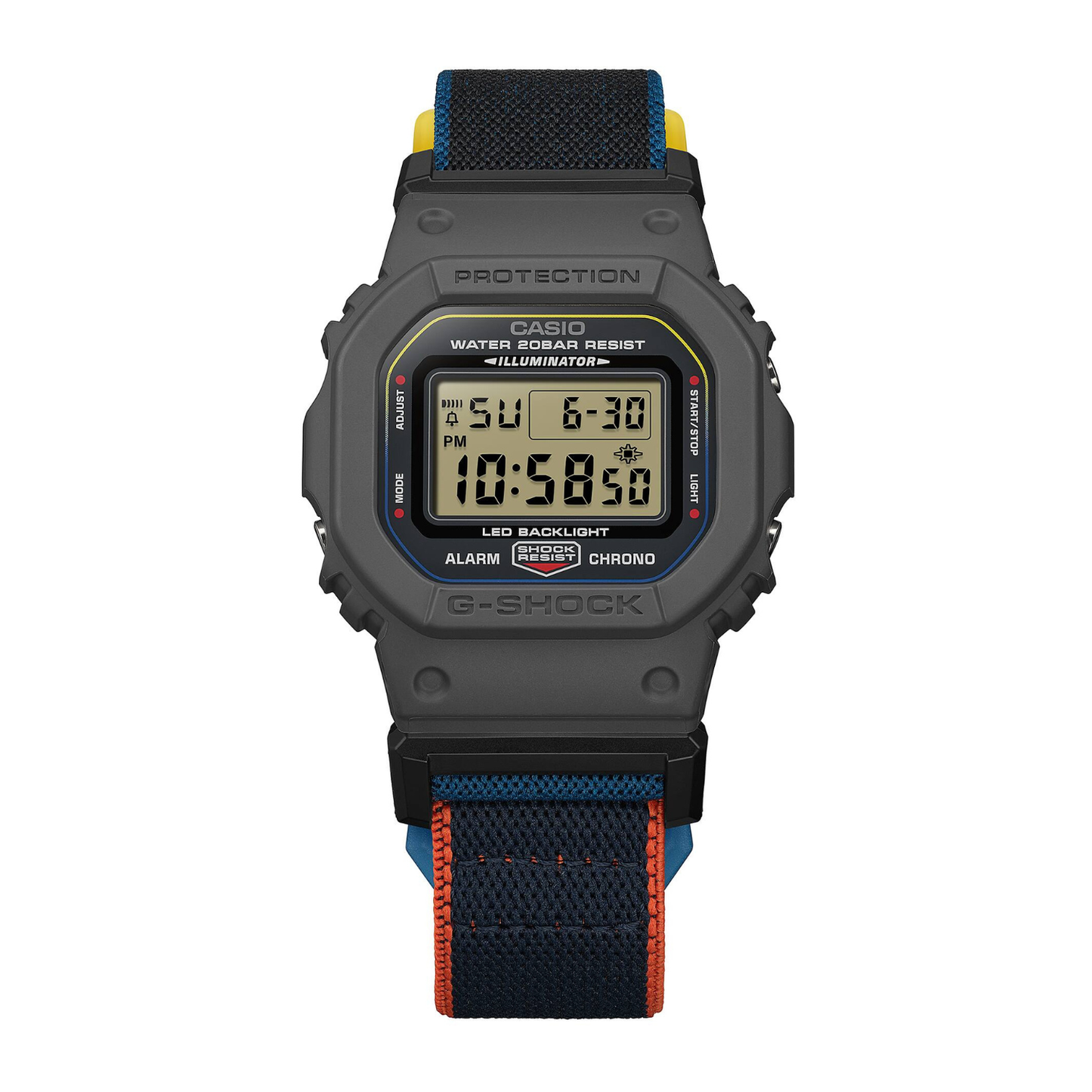 Reloj Digital Deportivo Gris de Hombre