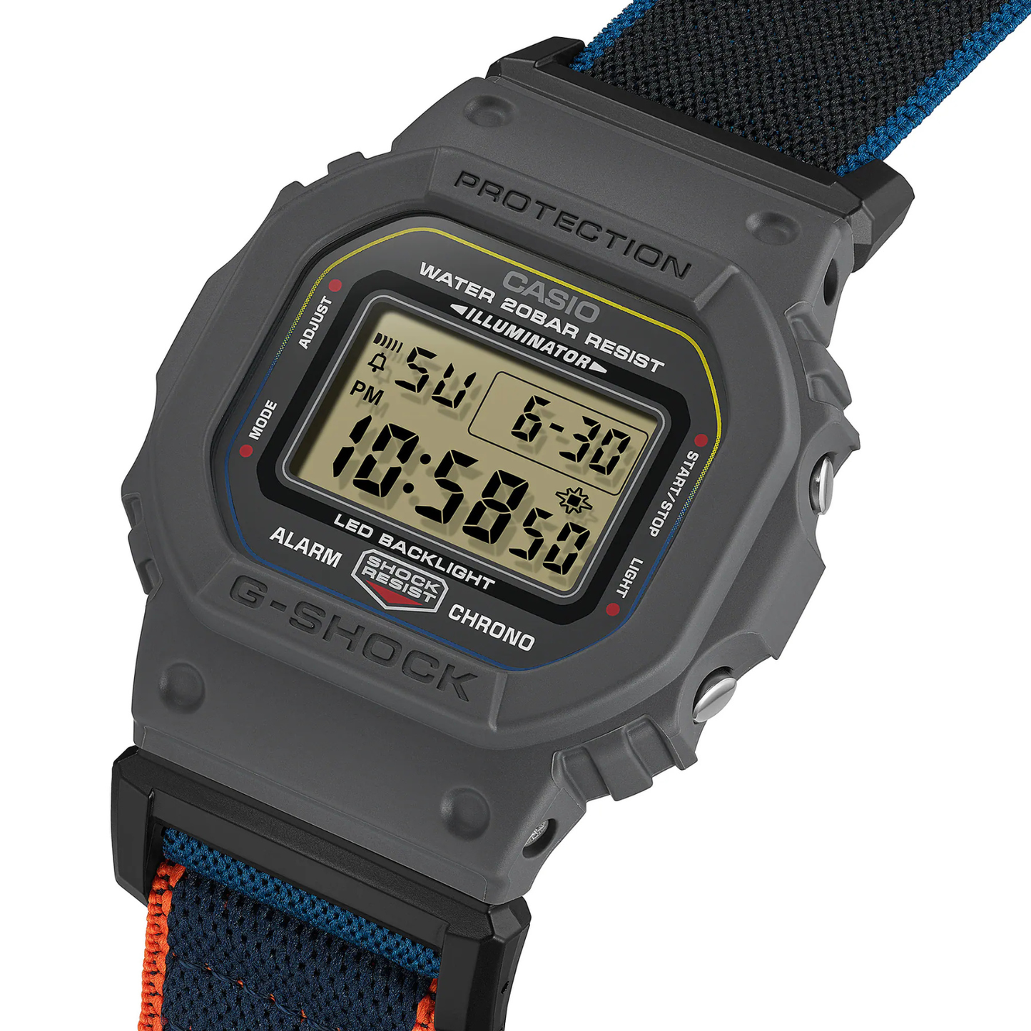 Reloj Digital Deportivo Gris de Hombre