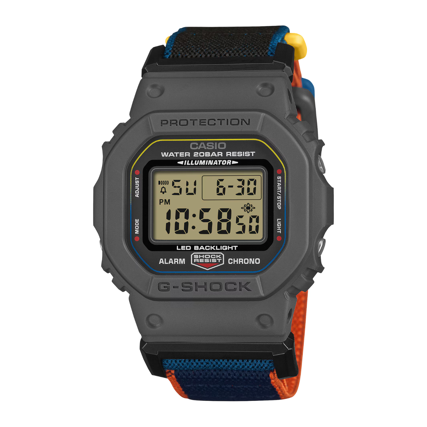 Reloj Digital Deportivo Gris de Hombre