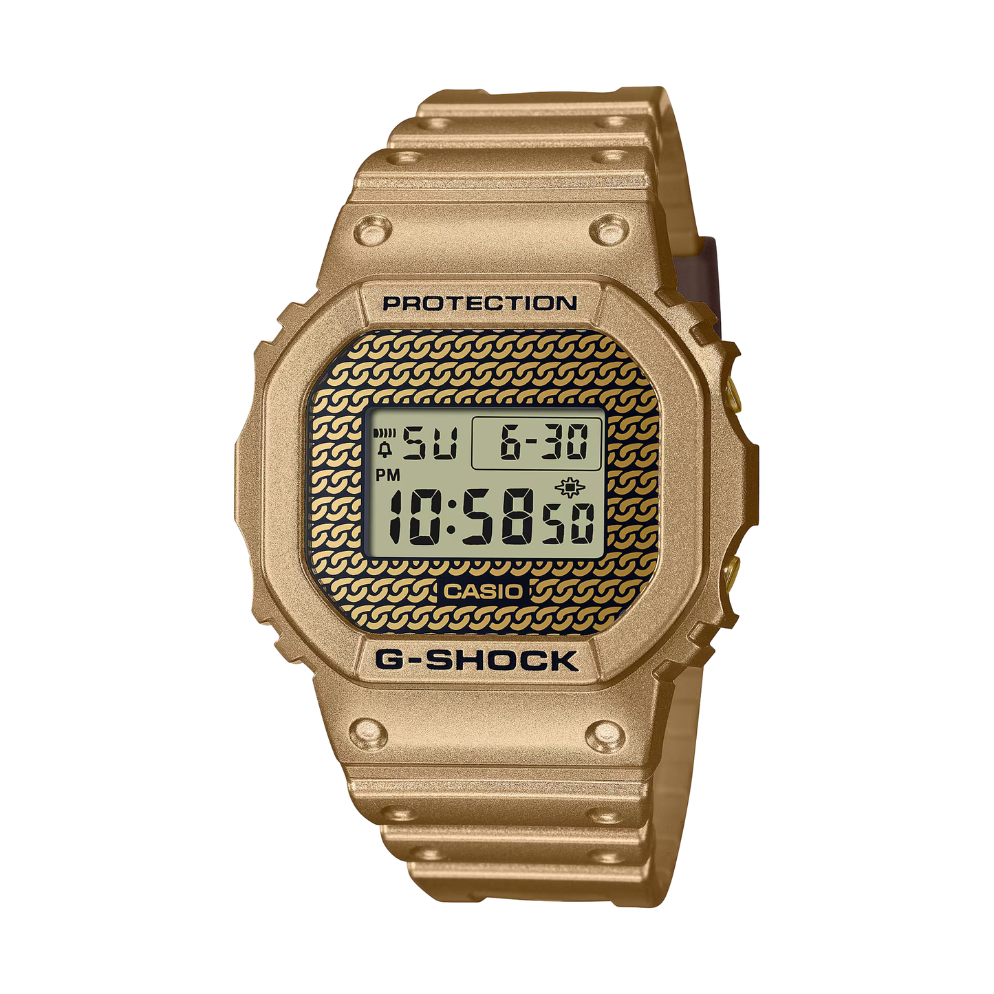 Reloj Digital The Origin Carbon Core Casual Dorado de Hombre