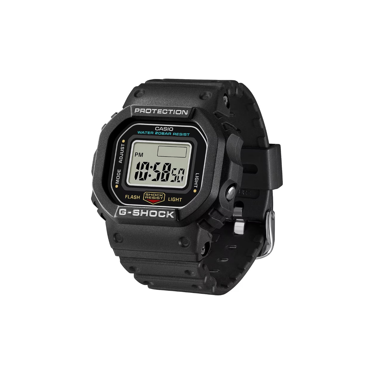 Reloj Digital Casual Nano de Anillo Negro de Hombre