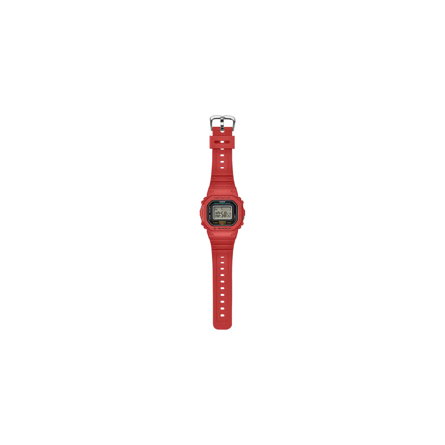 Reloj Digital Casual Nano de Anillo Rojo de Hombre