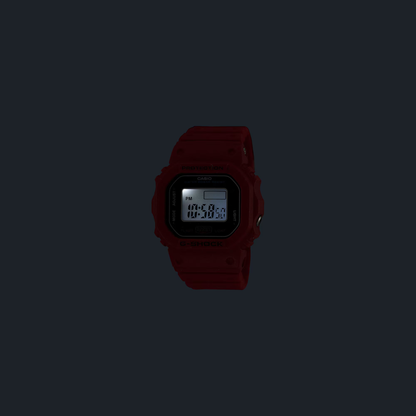 Reloj Digital Casual Nano de Anillo Rojo de Hombre